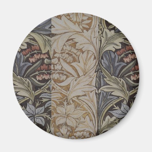 William Morris Bluebell Botanical Magneet (Voorkant)