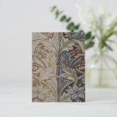 William Morris Bluebell Tapestry Design Briefkaart (Staand voorkant)