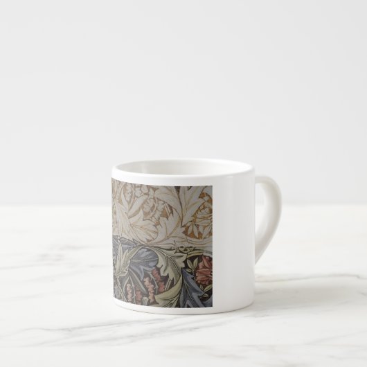 William Morris Bluebell Tapestry Design Espresso Kop (Voorkant rechts)
