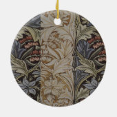 William Morris Bluebell Tapestry Design Keramisch Ornament (Achterkant)