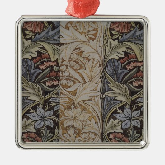 William Morris Bluebell Tapestry Design Metalen Ornament (Voorkant)