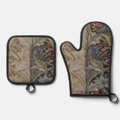 William Morris Bluebell Tapestry Design Ovenwant & Pannenlap Set (Voorkant)