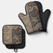 William Morris Bluebell Tapestry Design Ovenwant & Pannenlap Set (Voorkant / Achterkant)