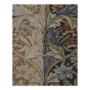 William Morris Bluebell Tapestry Design Perfect Poster