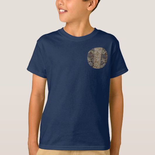 William Morris Bluebell Tapestry Design T-shirt (Voorkant)
