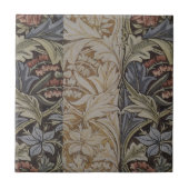William Morris Bluebell Tapestry Design Tegeltje (Voorkant)