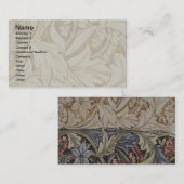William Morris Bluebell Tapestry Design Visitekaartje (Voorkant / Achterkant)
