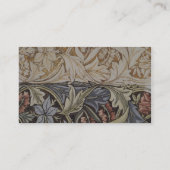 William Morris Bluebell Tapestry Design Visitekaartje (Achterkant)