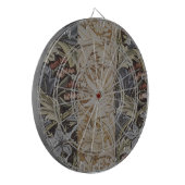 William Morris Bluebell Tapijt Botanische Klassiek Dartbord (Voorkant Links)
