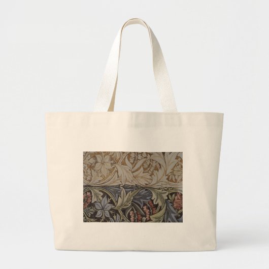 William Morris Bluebell Tapijt Botanische Klassiek Grote Tote Bag (Voorkant)