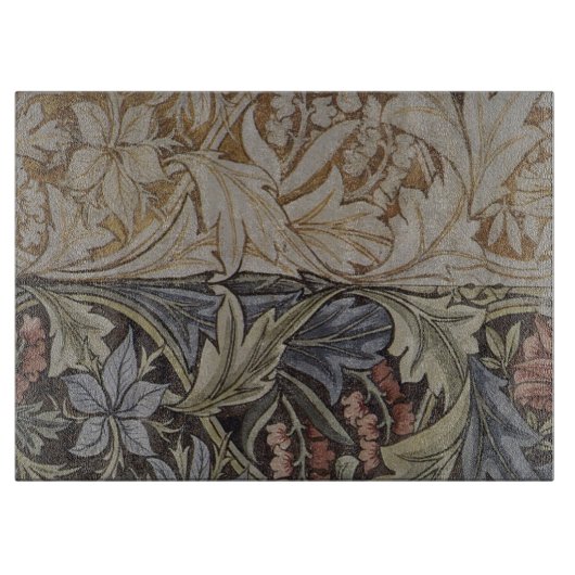 William Morris Bluebell Tapijt Botanische Klassiek Snijplank (Voorkant)