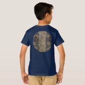 William Morris Bluebell Tapijt Botanische Klassiek T-shirt (Achterkant volledig)