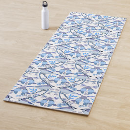 William Morris Bluejay Botanical Peri Color 2022 Yogamat