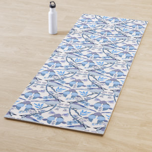 William Morris Bluejay Botanische Peri Kleur 2022  Yogamat