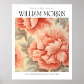 William Morris  Blush Pink Flowers Poster (Voorkant)