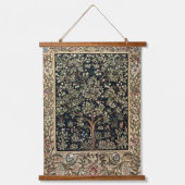 William Morris  bomen en vogels Hangend Wandkleed (Voorkant)