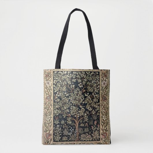 William Morris bomen en vogels Tote Bag (Voorkant)