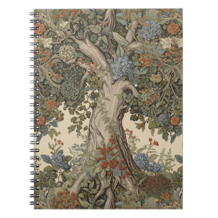William Morris Boom Des Lebens Vintage Pre-Raphael Notitieboek