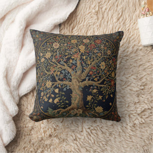William Morris Boom Des Levens Vintage Pre-Raphael Kussen