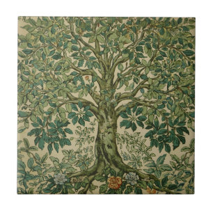 William Morris Boom Des Levens Vintage Pre-Raphael Tegeltje