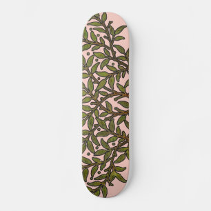 William Morris Boom Fries Behang Bloemenbehang Skateboard