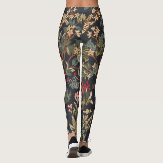William Morris - Boom van het leven Leggings (Achterkant)
