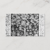 William Morris - Boom van het leven zwart en wit Visitekaartje (Voorkant)