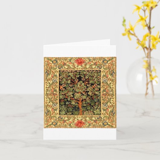 William Morris - Boom van het Life Pattern Kaart (Gele Bloem)