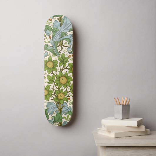 William Morris' Boomgaard Art Nouveau-patroon Persoonlijk Skateboard (Muurkunst)