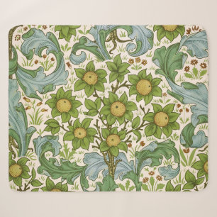 William Morris' Boomgaard Art Nouveau-patroon Sherpa Deken