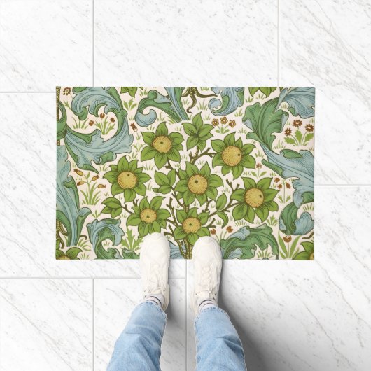 William Morris' Boomgaardpatroon Art Nouveau Deurmat (Binnen)