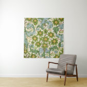 William Morris' Boomgaardpatroon Art Nouveau Wandkleed (In situ)
