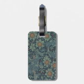 William Morris Boomgaardpatroon Kunst Bagagelabel (Achterkant verticaal)
