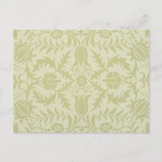 William Morris Borage Wedding Soft Green Briefkaart (Voorkant)