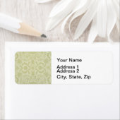 William Morris Borage Wedding Soft Green Etiket (Insitu)