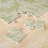 William Morris Borage Wedding Soft Green Legpuzzel (Zijkant)