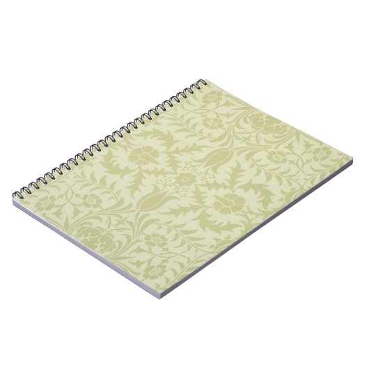 William Morris Borage Wedding Soft Green Notitieboek (Linkerzijde)