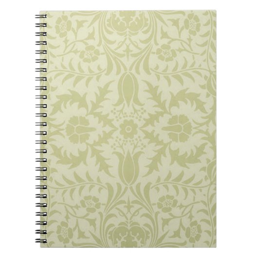 William Morris Borage Wedding Soft Green Notitieboek (Voorkant)