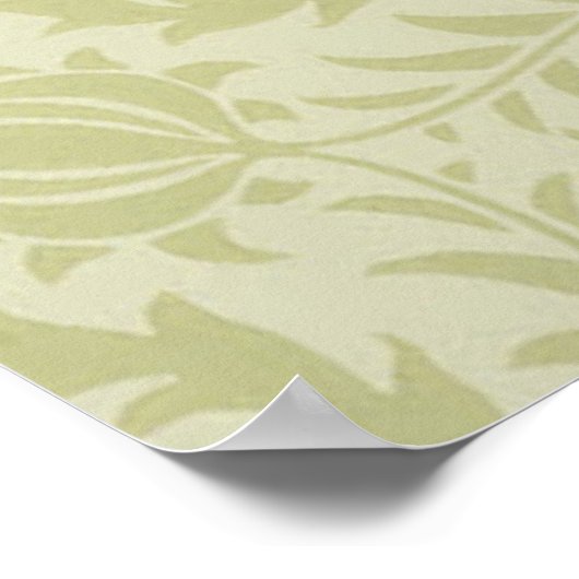 William Morris Borage Wedding Soft Green Poster (Hoek)