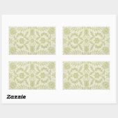 William Morris Borage Wedding Soft Green Rechthoekige Sticker (Vel)