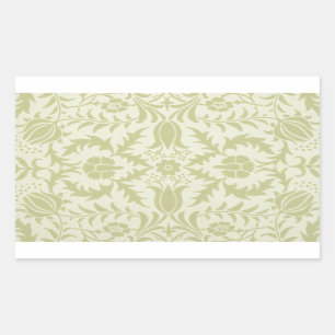 William Morris Borage Wedding Soft Green Rechthoekige Sticker
