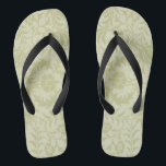 William Morris Borage Wedding Soft Green Teenslippers<br><div class="desc">Dit prachtige antiek patroon is gebaseerd op het mapontwerp van William Morris Borage uit het midden van de jaren 1800. Een prachtig patroon voor zachte en mooie cadeautjes,  traditionele bruiloften en feestelijkheden,  het is subtiel en prachtig.</div>