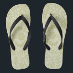 William Morris Borage Wedding Soft Green Teenslippers<br><div class="desc">Dit prachtige antiek patroon is gebaseerd op het mapontwerp van William Morris Borage uit het midden van de jaren 1800. Een prachtig patroon voor zachte en mooie cadeautjes,  traditionele bruiloften en feestelijkheden,  het is subtiel en prachtig.</div>