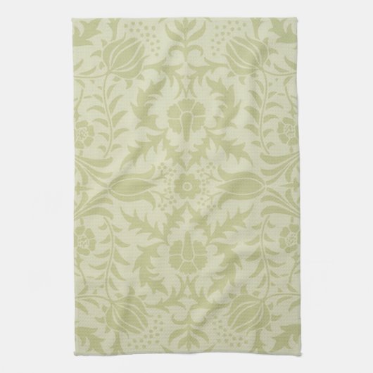 William Morris Borage Wedding Soft Green Theedoek (Verticaal)