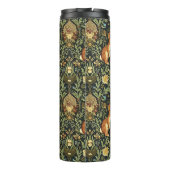 William Morris Bos Bloem Konijnen Kerstmis Thermosbeker (Achterkant)