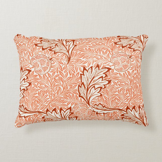William Morris Botanical Apple Design Accent Kussen (Voorkant)