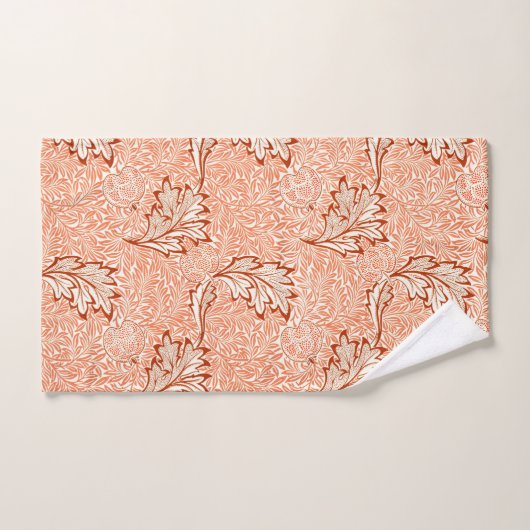 William Morris Botanical Apple Design Bad Handdoek (Handdoek)