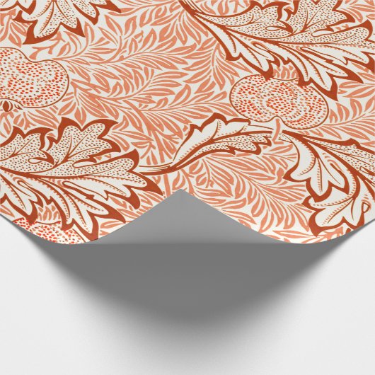 William Morris Botanical Apple Design Cadeaupapier (Hoek)