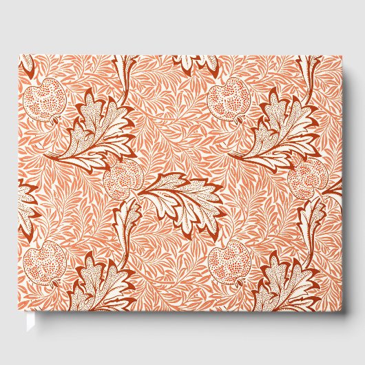 William Morris Botanical Apple Design Gastenboek (Voorkant)