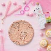 William Morris Botanical Apple Design Papieren Bordje (Feest)